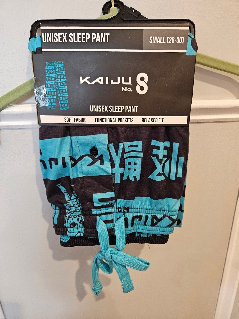 Kaiju No. 8 Chibi Kaiju stripe pajama pants unisex size small 28-30. New!